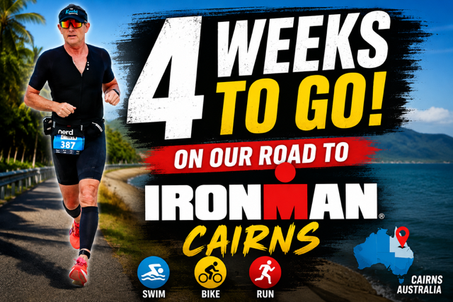 4 Weeks to Go — Ironman Cairns: Calf Injury Scare and Managing Risk