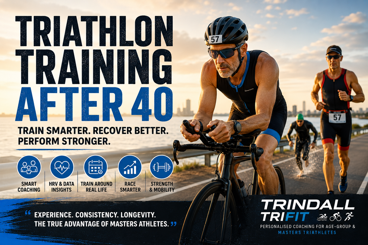 Triathlon Training After 40: How Masters Athletes Can Train Smarter, Recover Better and Still Perform