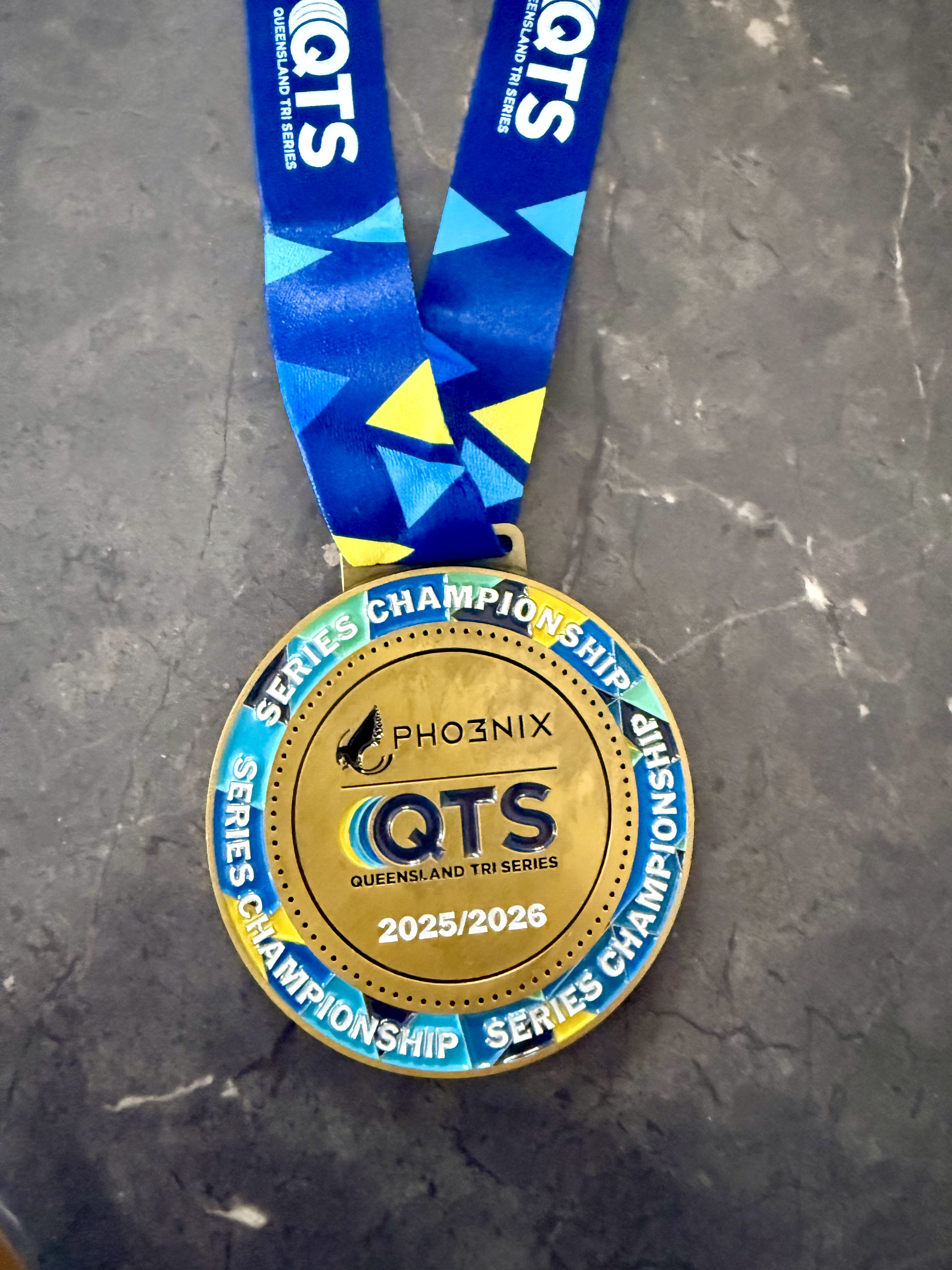 Queensland Tri Series 2025/2026 Championship Medal - Pho3nix QTS Series Championship